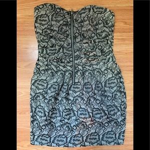 *Flowered Print Dress